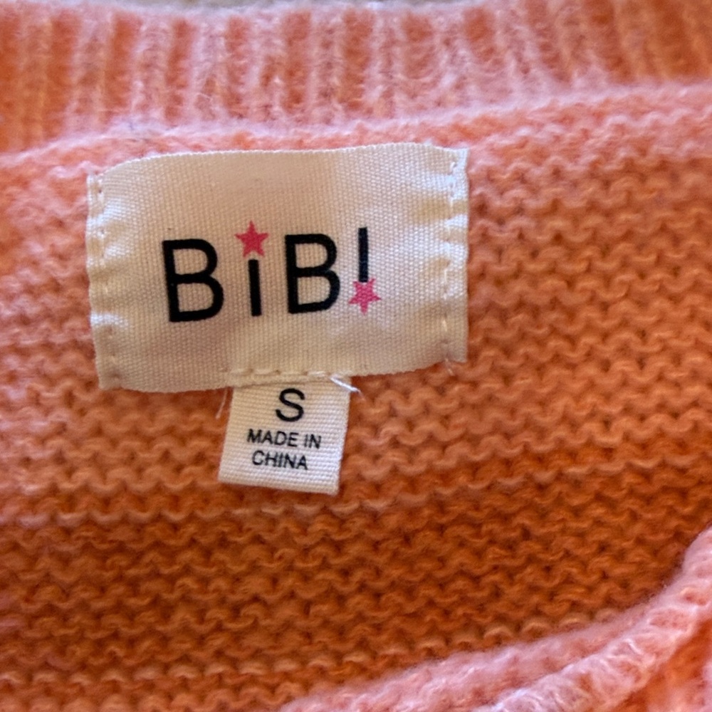 BiBi Vibrant Striped Crew Neck Sweater - Picture 3 of 11